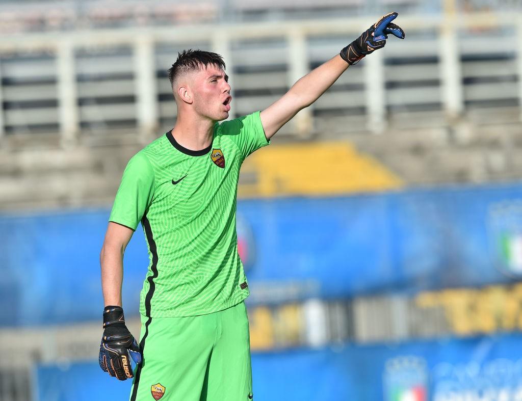 Gabriele Baldi con la maglia della Roma