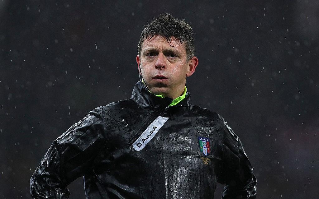 Gianluca Rocchi durante una partita