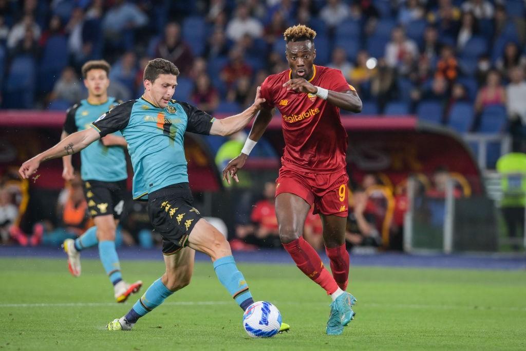 Tammy Abraham durante Roma-Venezia (Getty Images)