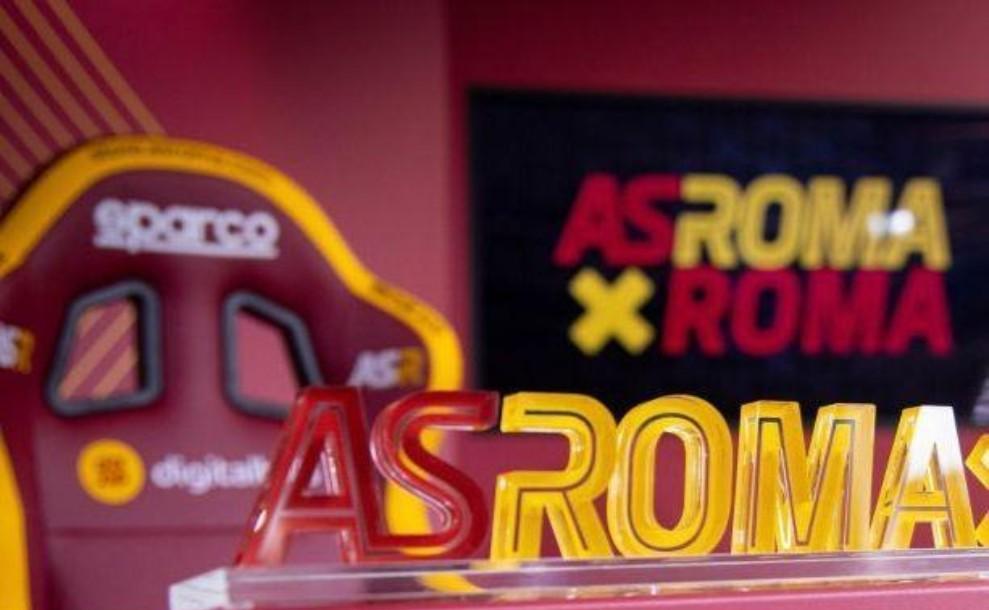 La sala stampa di Trigoria (As Roma via Getty Images)