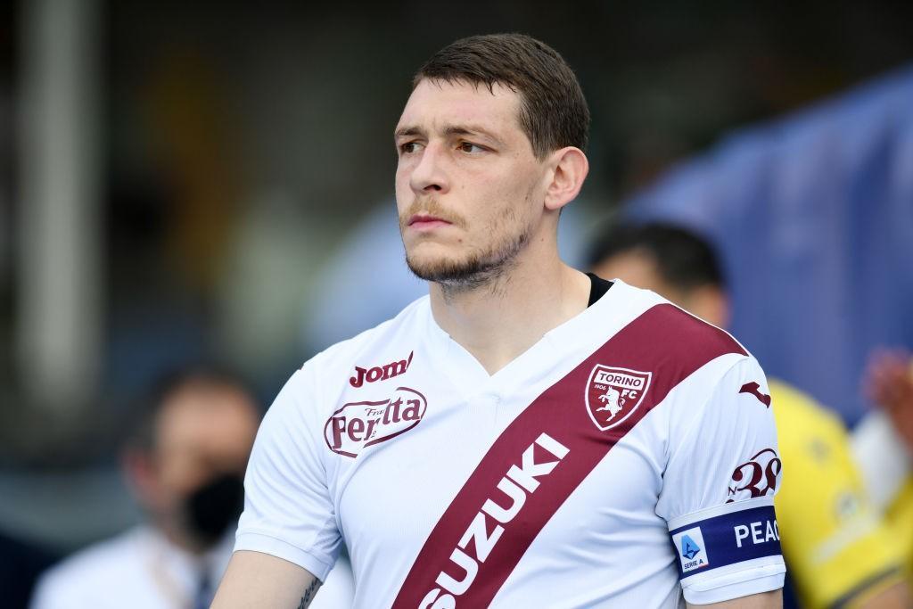 Belotti in azione con la maglia del Torino