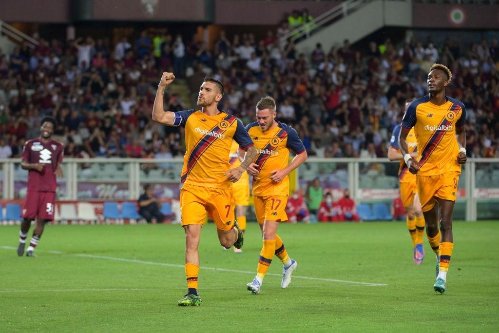 L\'esultanza del capitano (AS Roma via Getty Images)