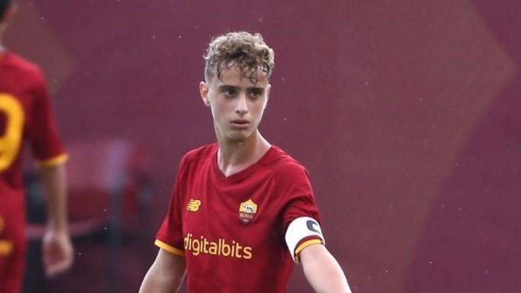 Alessandro Di Nunzio, regista e capitano della Roma Under 15, di Mancini