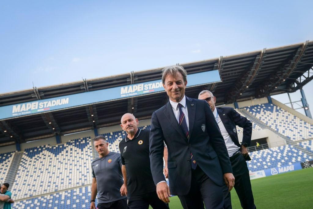 Alberto De Rossi al Mapei Stadium (As Roma via Getty Images)