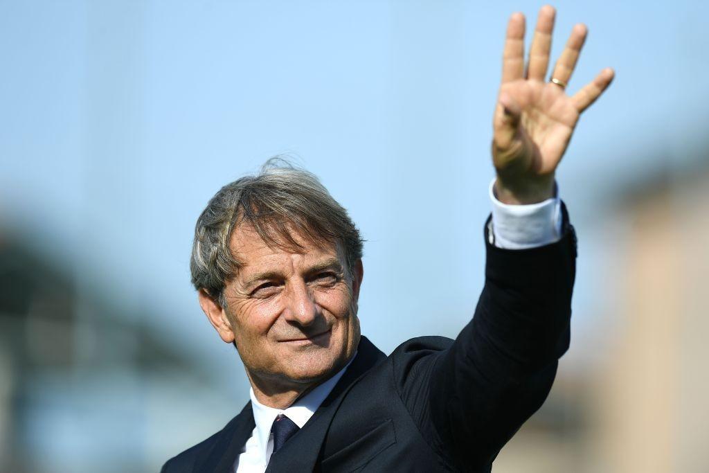 Alberto De Rossi da indicazioni durante la finale di Play Off contro l'Inter (AS Roma via Getty Images)