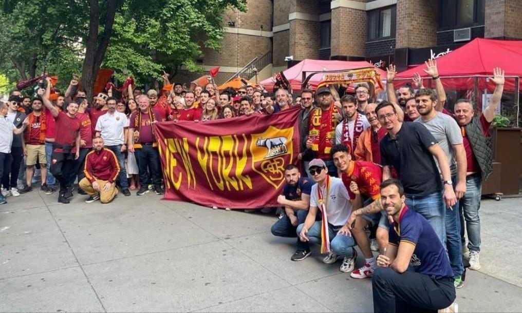 Members of Roma Club New York in the day of Roma-Feyenoord