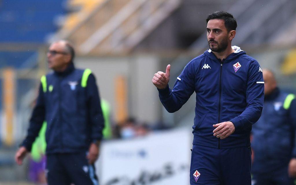 Alberto Aquilani sulla panchina della Fiorentina Primavera (Getty Images)