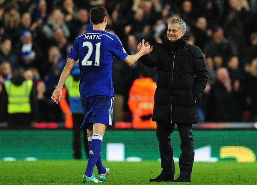 Josè Mourinho e Nemanja Matic ai tempi del Chelsea (Getty Images)