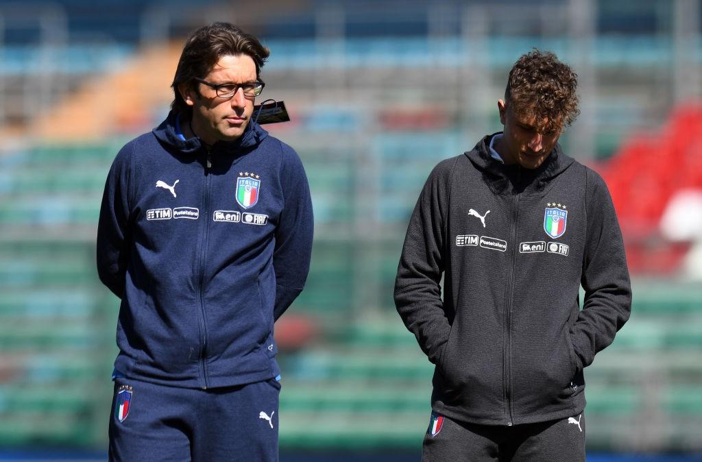 Mister Guidi durante la sua esperienza con l'Under 19 azzurra (Getty Images)