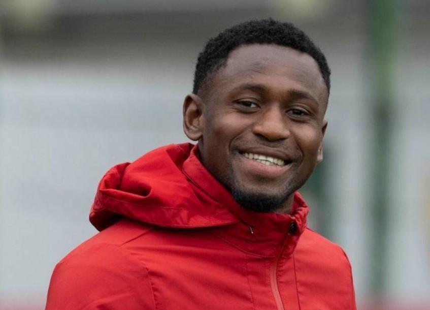 Diawara durante una sessione di allenamento a Trigoria (AS Roma via Getty Images)