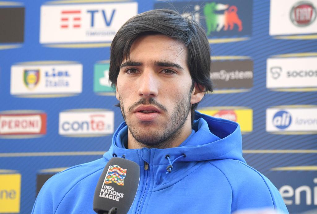 Tonali durante un'intervista (GETTY IMAGES)