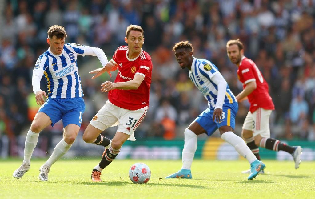 Matic in azione con la maglia dello United nella sfida contro il Brighton (Getty Images)