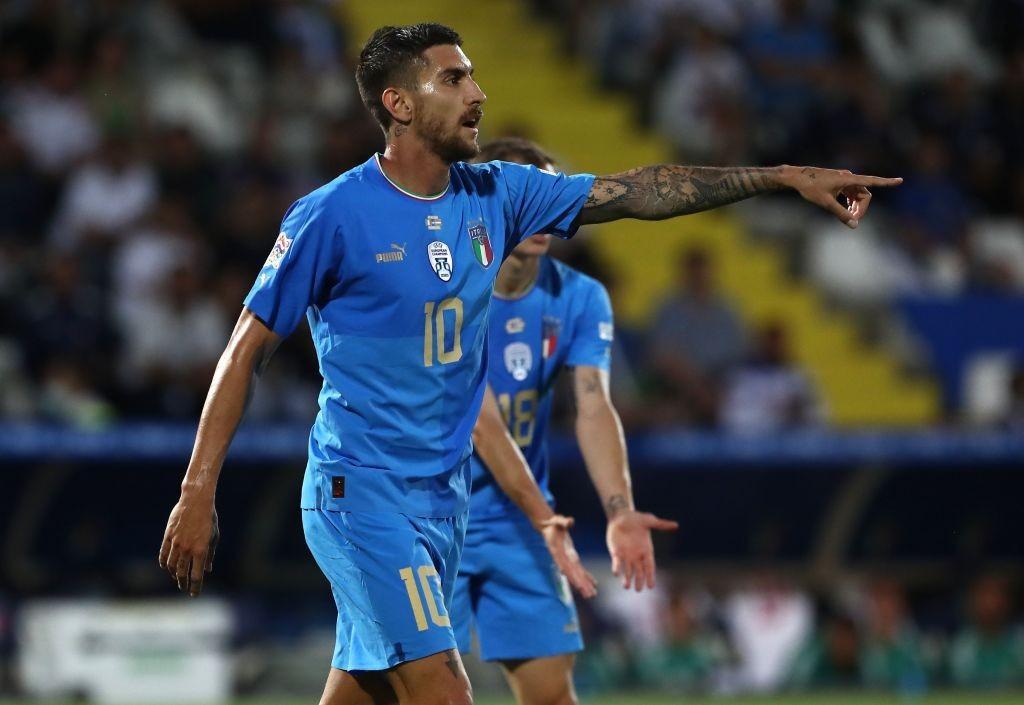 Lorenzo Pellegrini con la maglia dell'Italia (Getty Images)