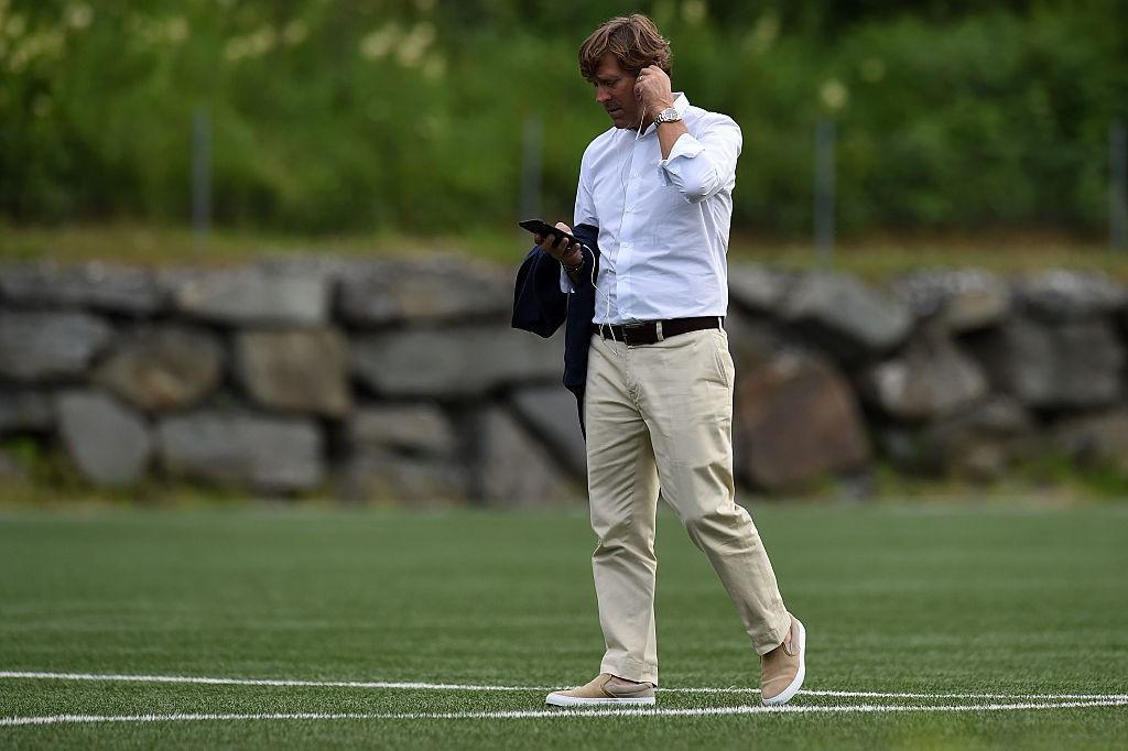 Manuel Gerolin nel ritiro del Palermo nel 2015 (Getty Images)