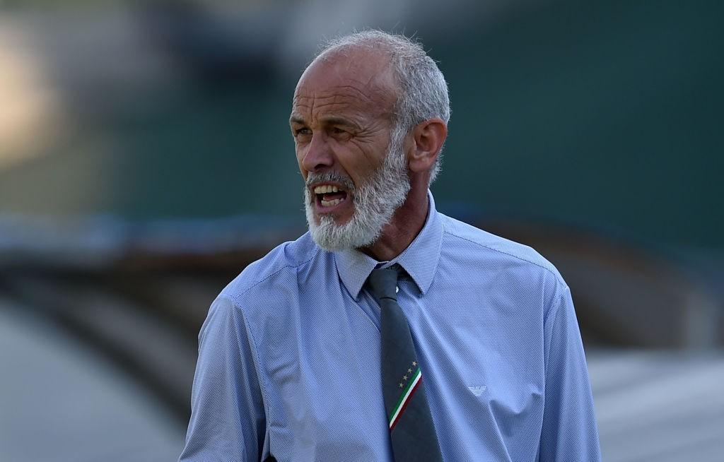 Paolo Nicolato durante la partita di Under 21 tra Italia e Irlanda (Getty Images)