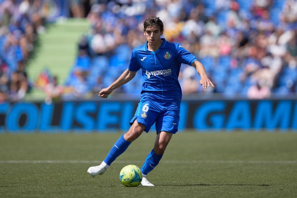 Gonzalo Villar con la maglia del Getafe (Getty Images)