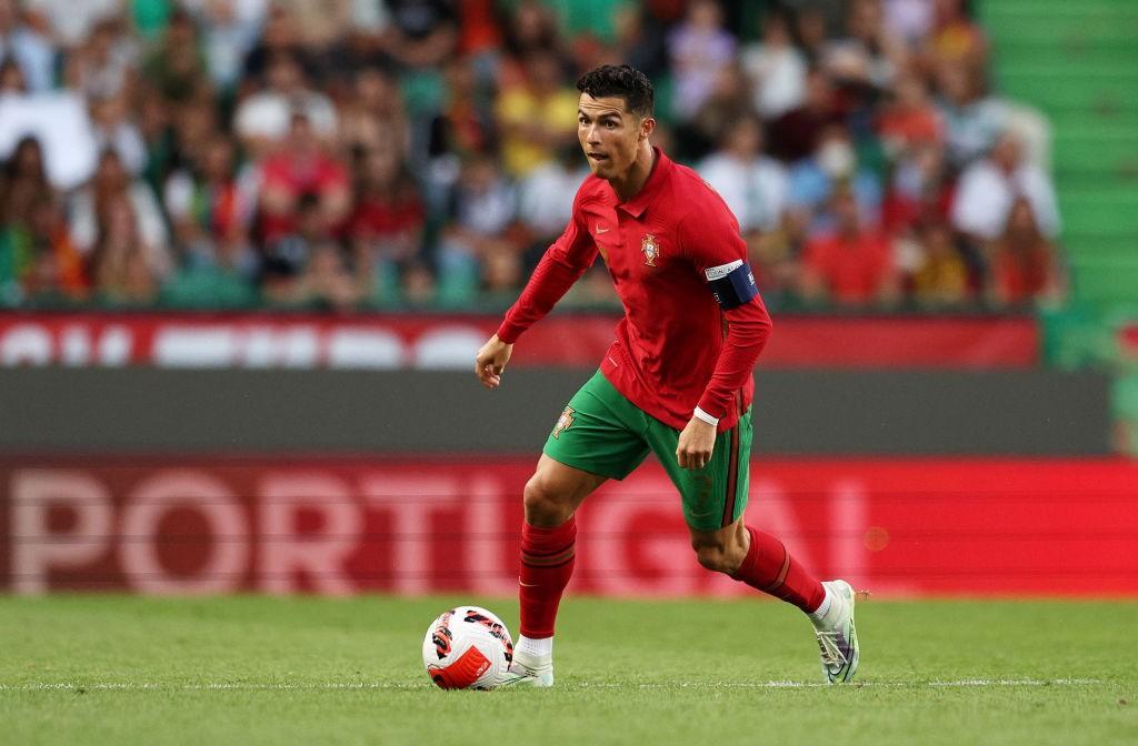 Cristiano Ronaldo con la maglia del Portogallo (Getty Images)