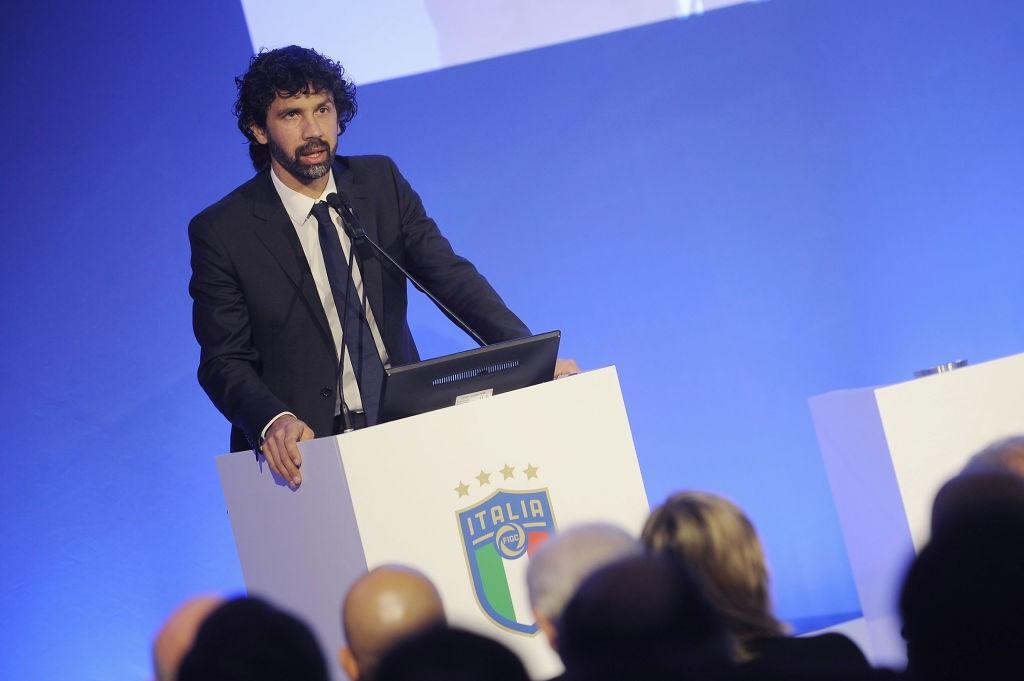 Damiano Tommasi alle elezioni del nuovo presidente della Figc (Getty Images)