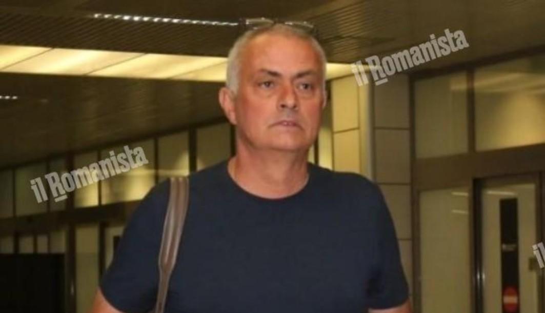 Josè Mourinho atterrato a Fiumicino, di Mancini