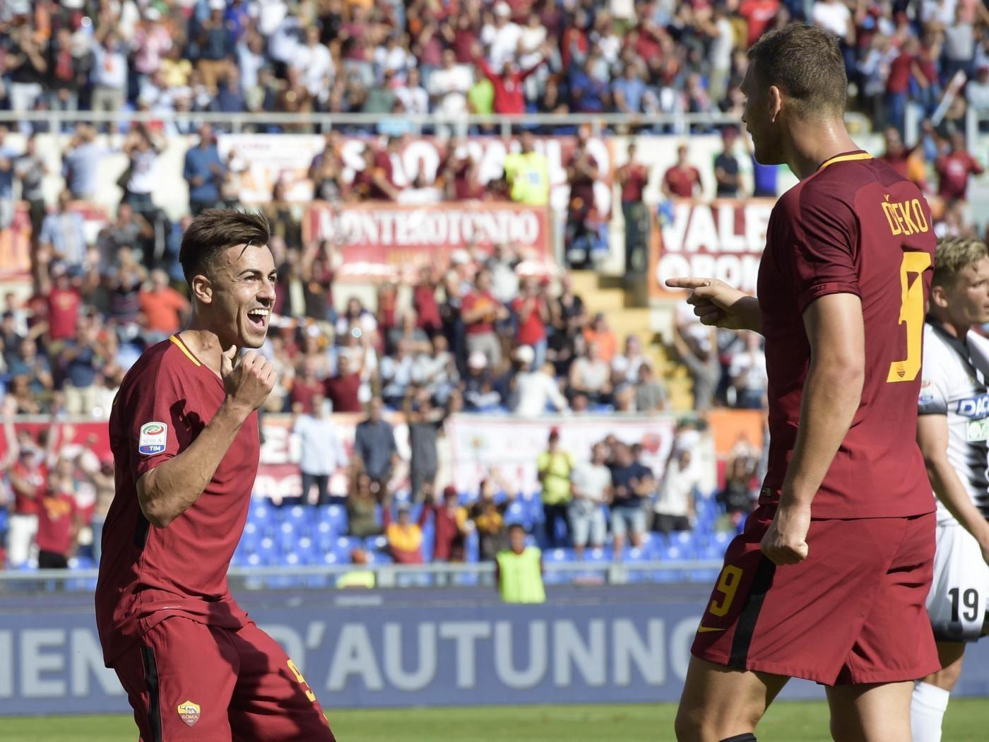 El Shaarawy e Dzeko, di LaPresse