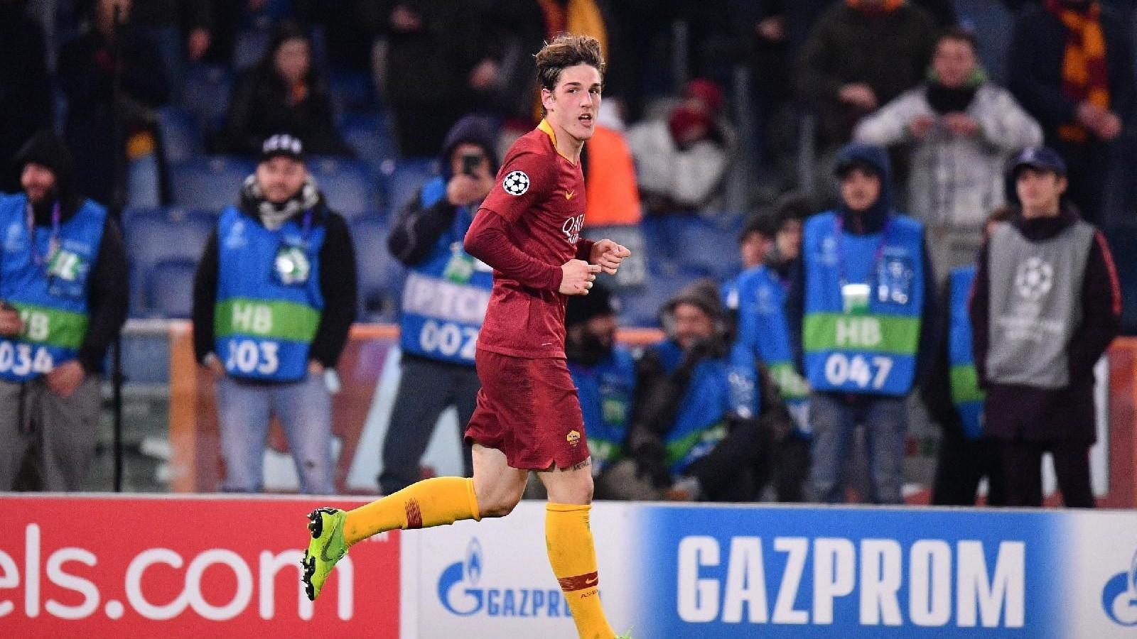 Nicolò Zaniolo durante Porto-Roma, di LaPresse