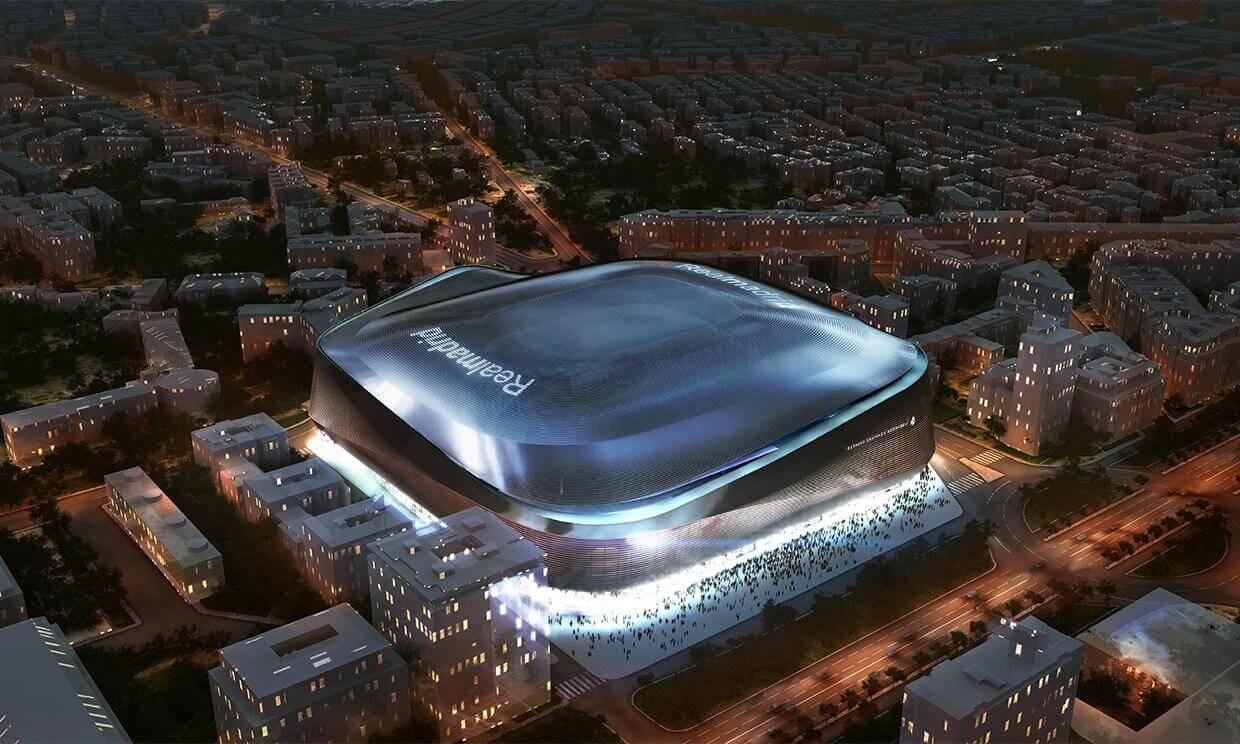 Il nuovo stadio del Real Madrid presentato oggi da Florentino Perez