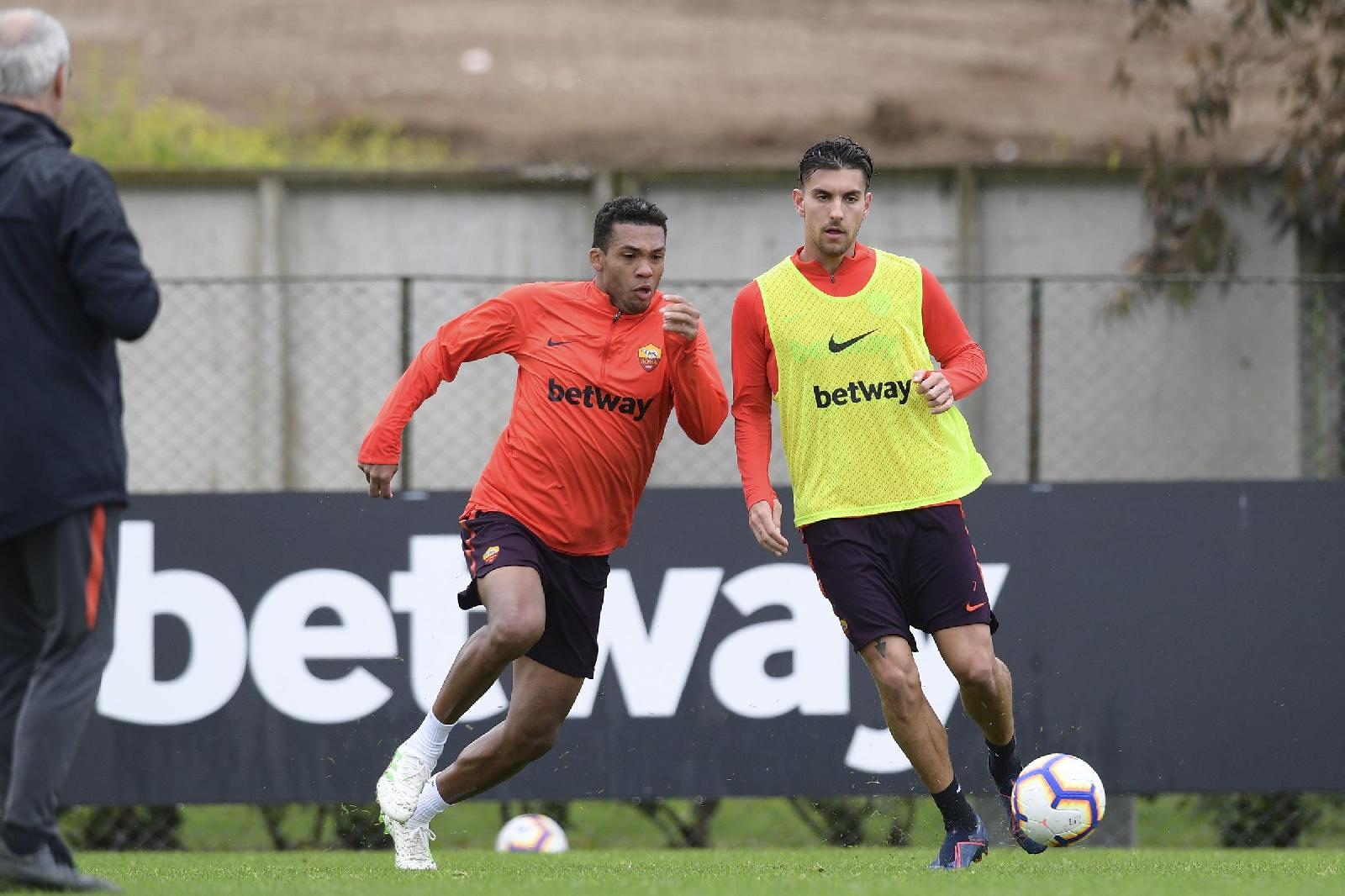 Jesus e Pellegrini in allenamento, di LaPresse