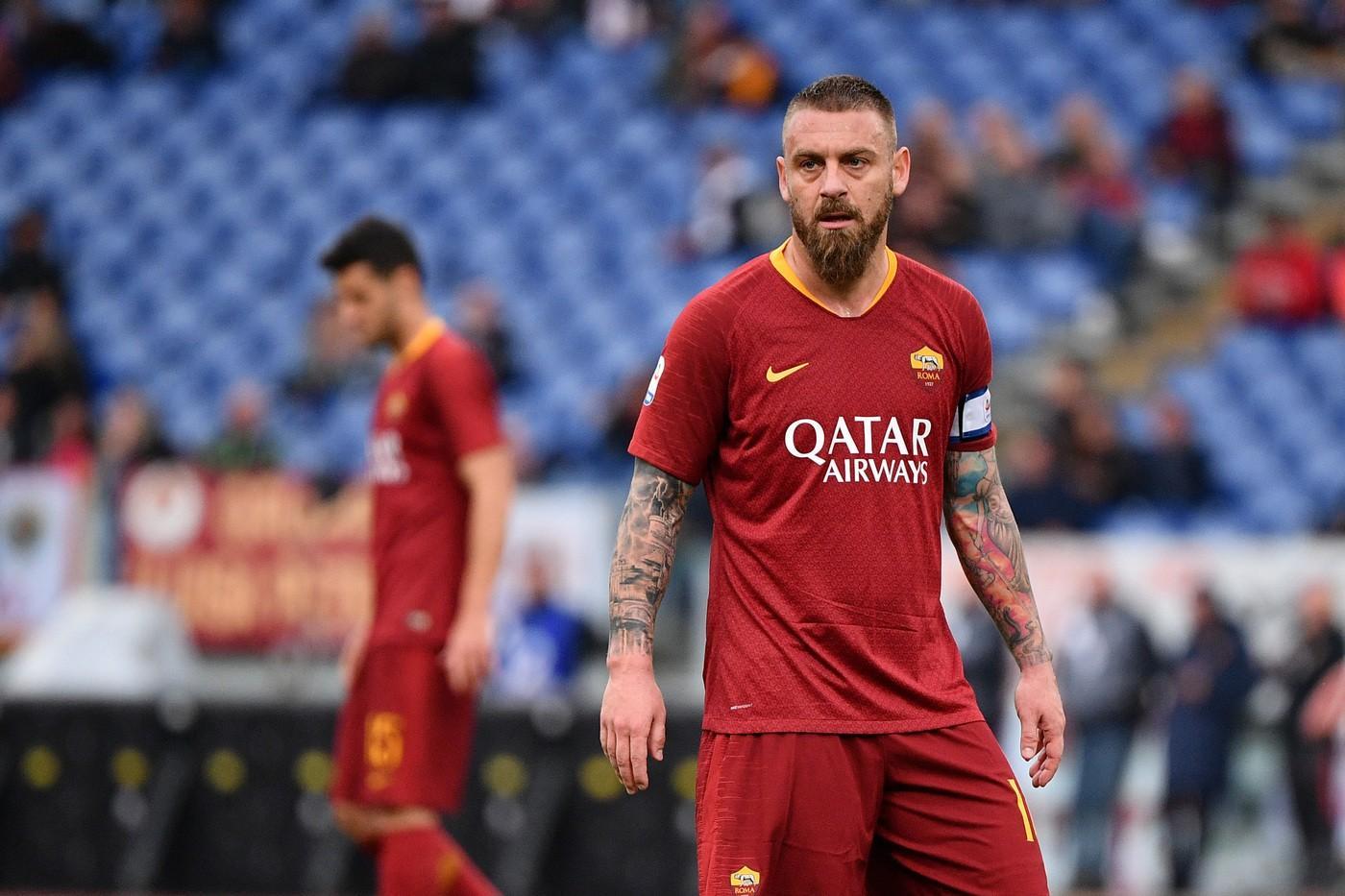 Daniele De Rossi durante Roma-Udinese, di LaPresse