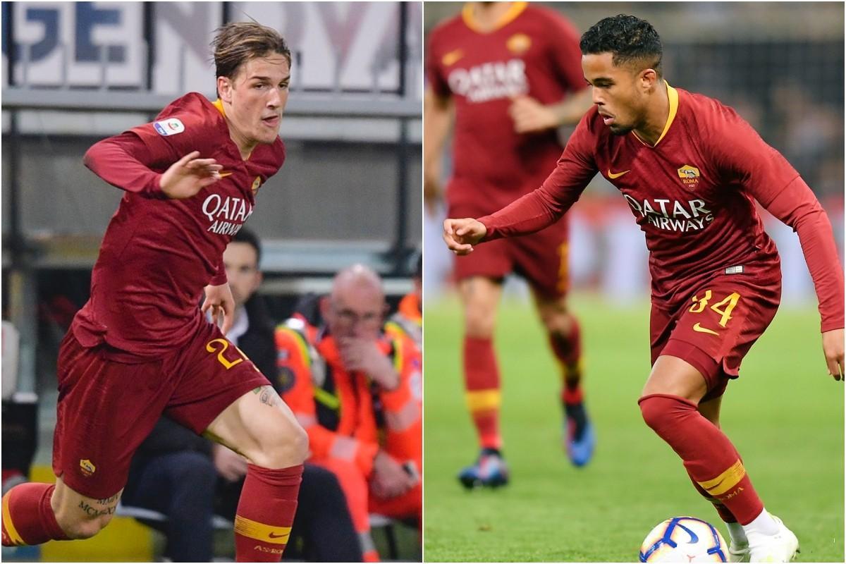 Zaniolo e Kluivert, di LaPresse