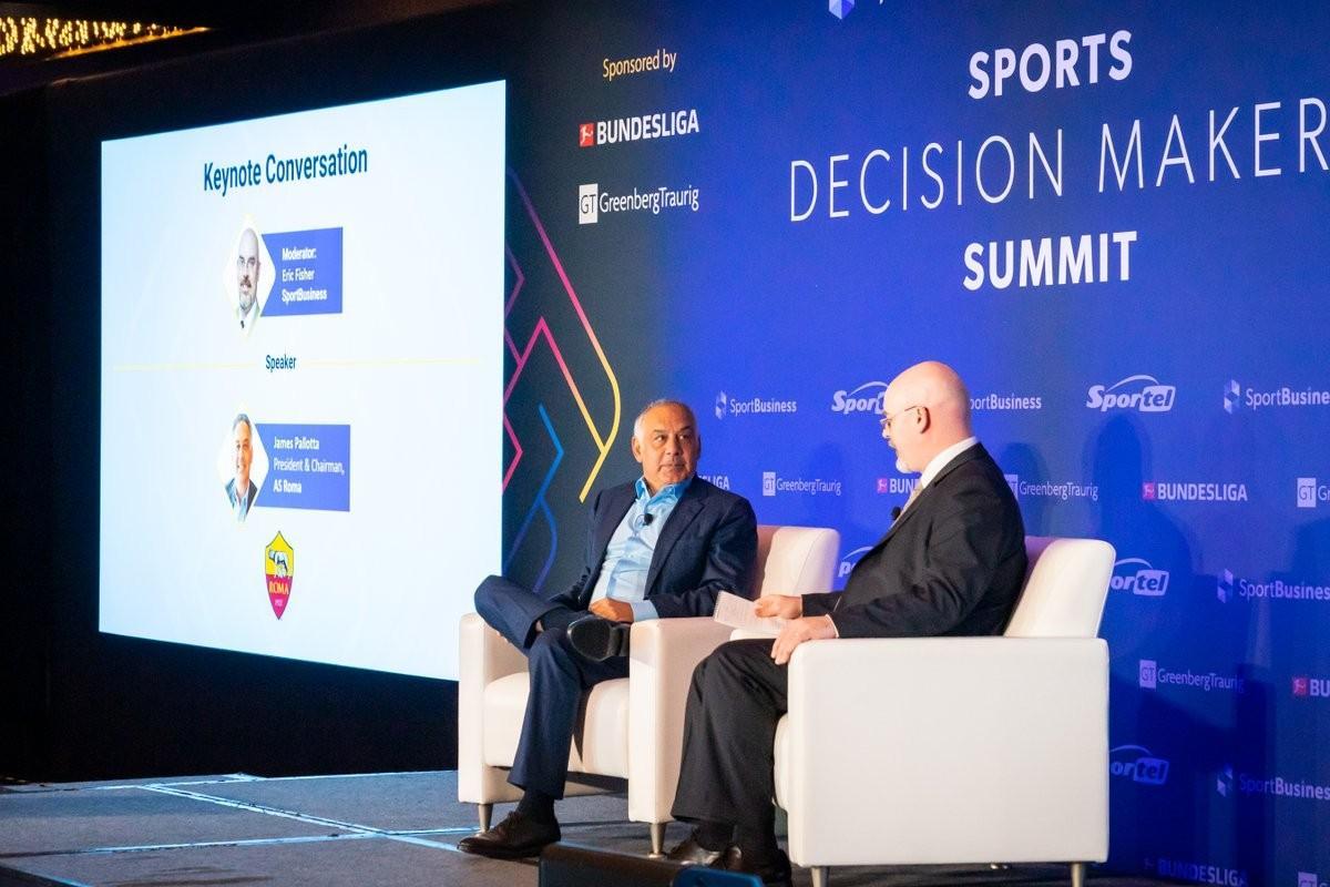 James Pallotta ed Eric Fisher, direttore di Sport Business