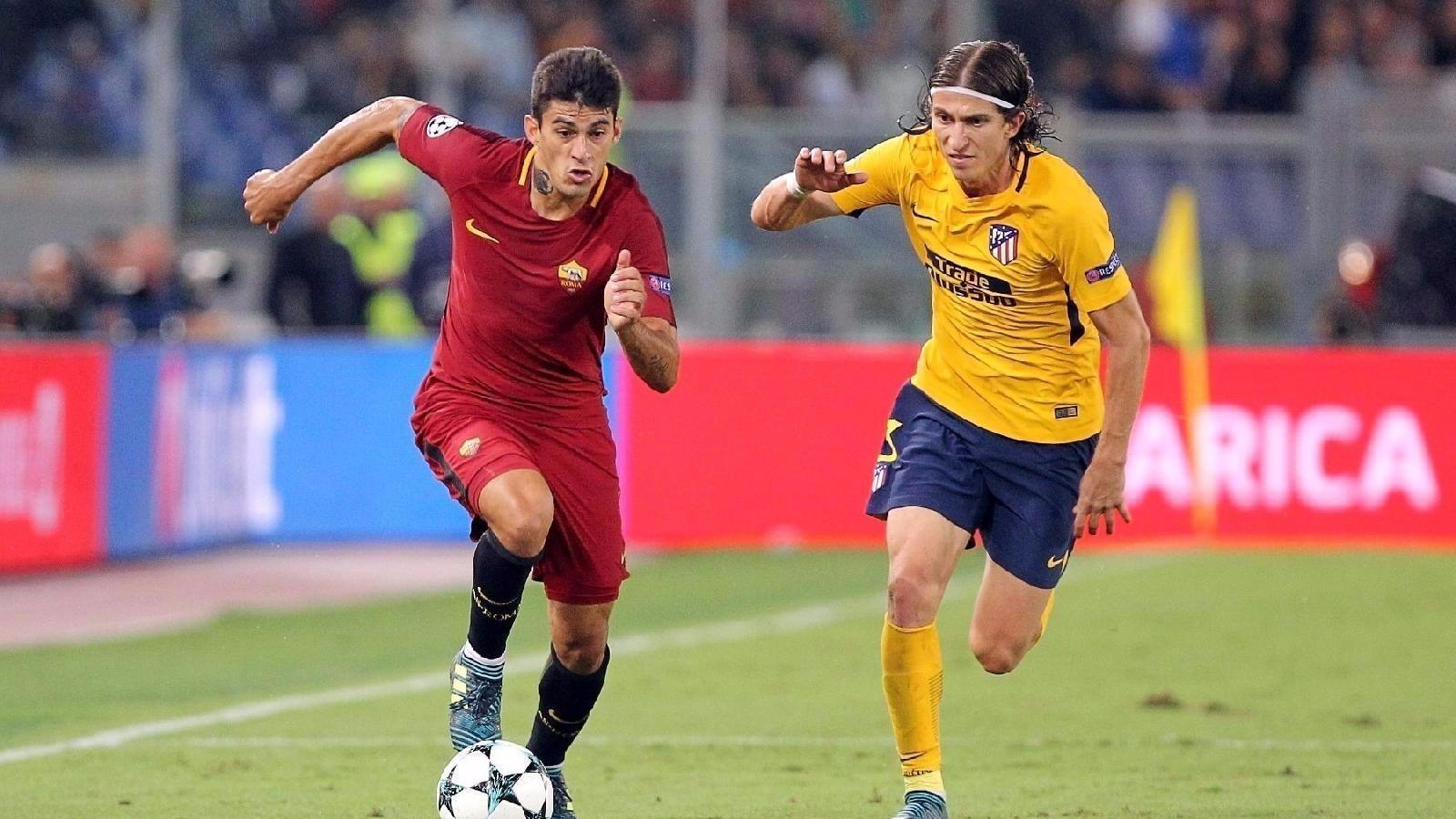 Diego Perotti e Filipe Luis