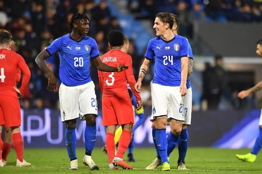 Kean e Zaniolo in Nazionale, di LaPresse