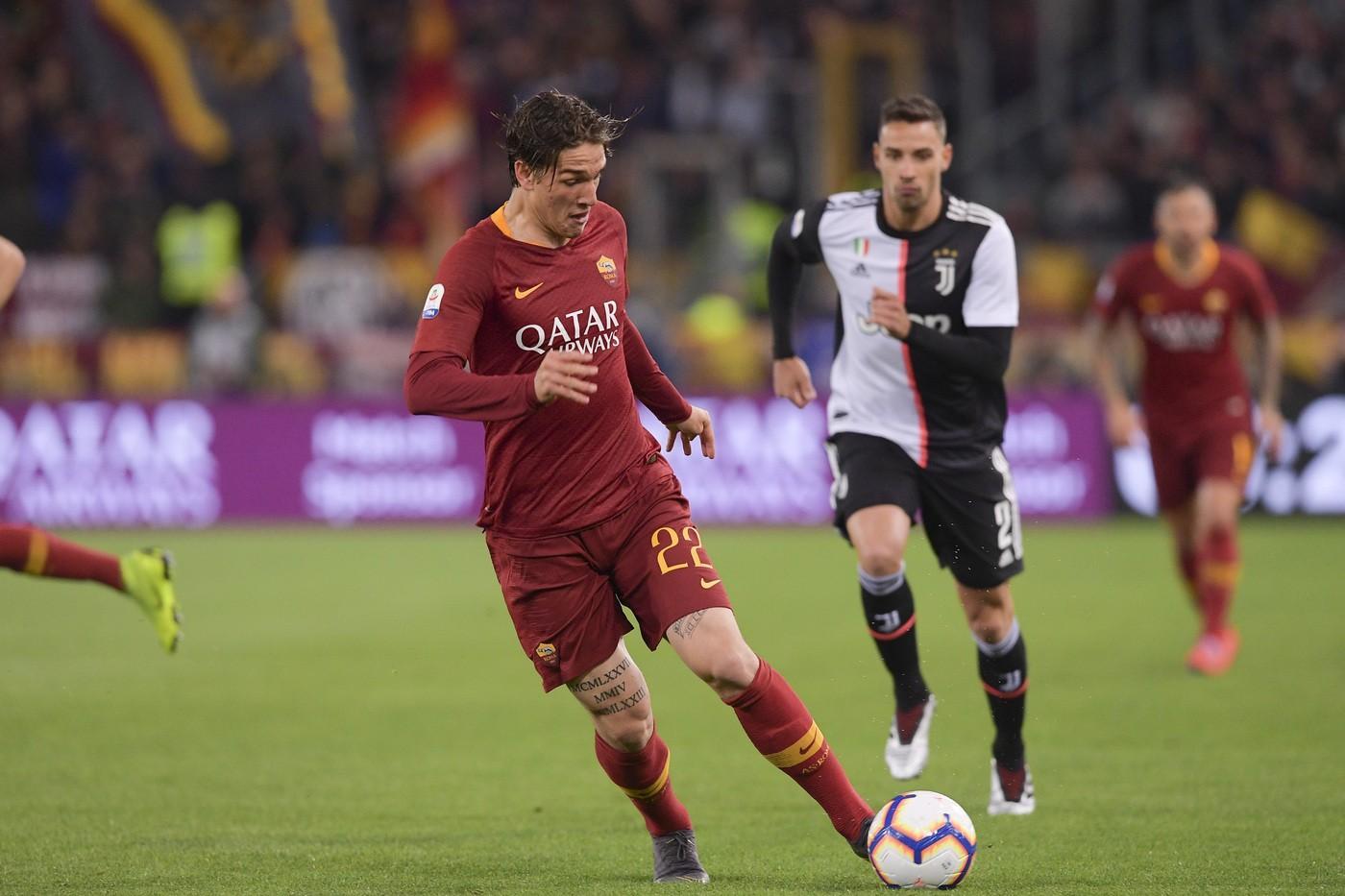 Nicolò Zaniolo nella sfida contro la Juventus, di LaPresse