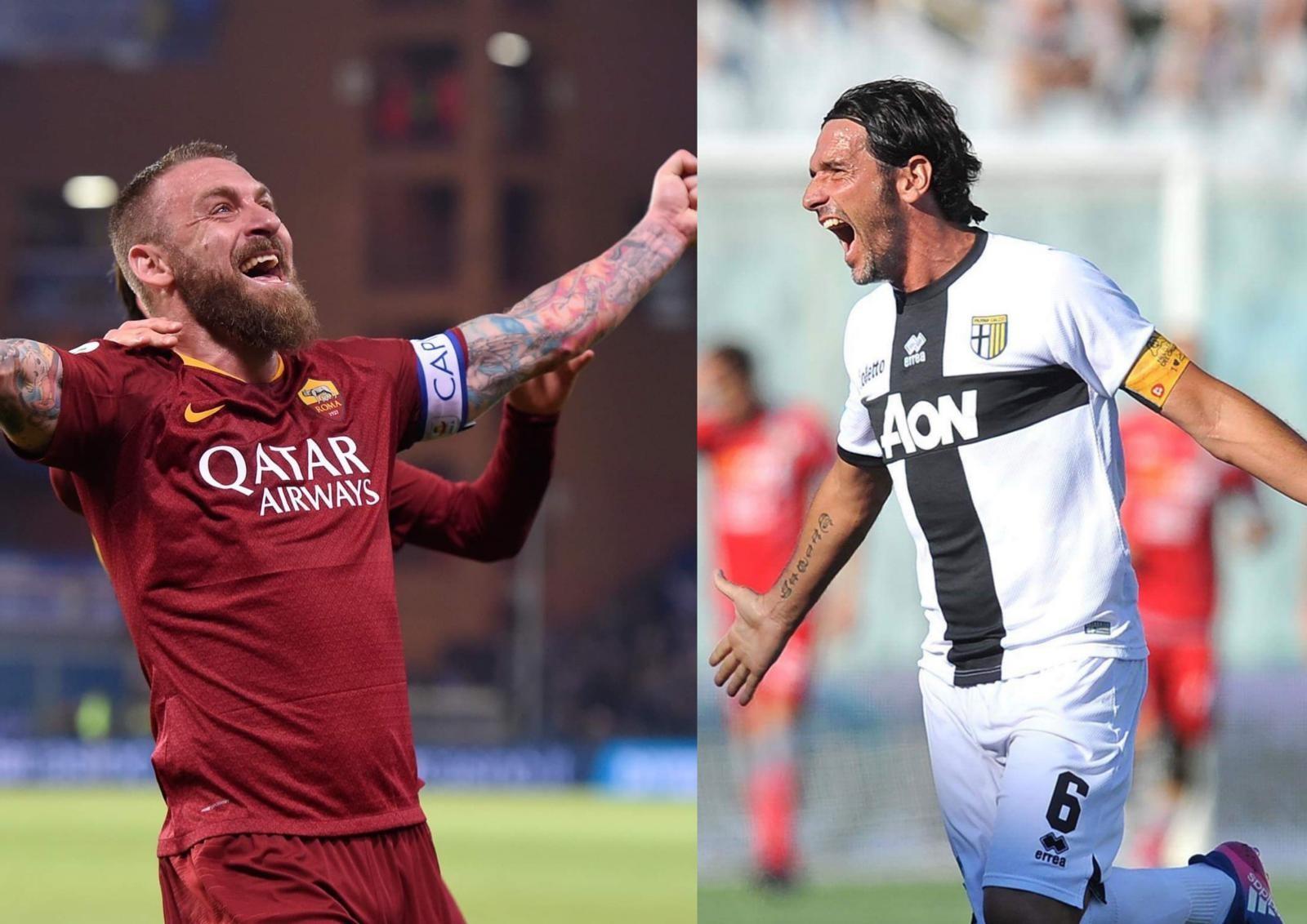 Daniele De Rossi e Alessandro Lucarelli, di LaPresse