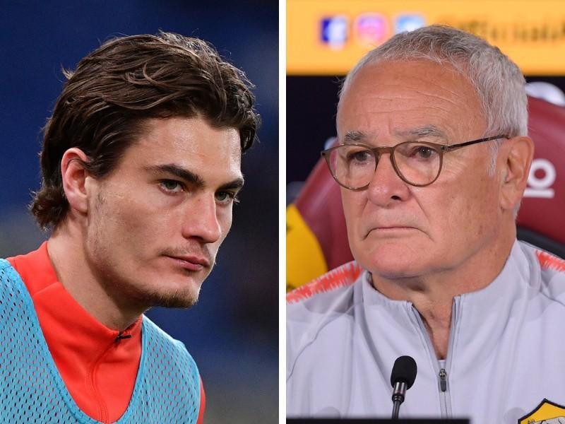 Patrik Schick e Claudio Ranieri, di LaPresse