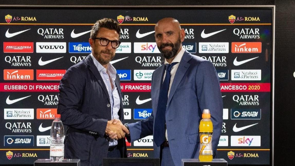 Eusebio Di Francesco e Monchi, di LaPresse