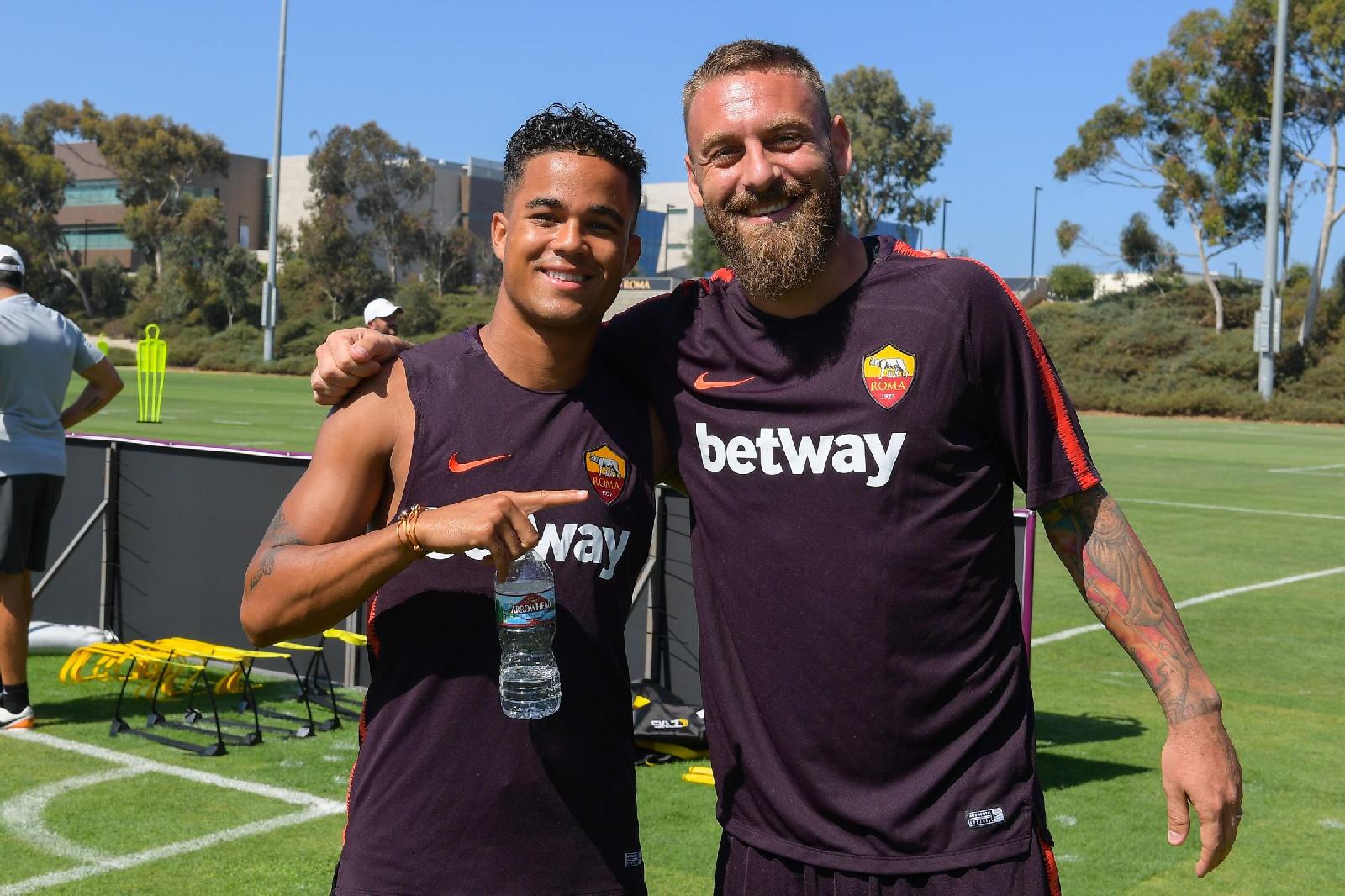 Kluivert e De Rossi, di LaPresse