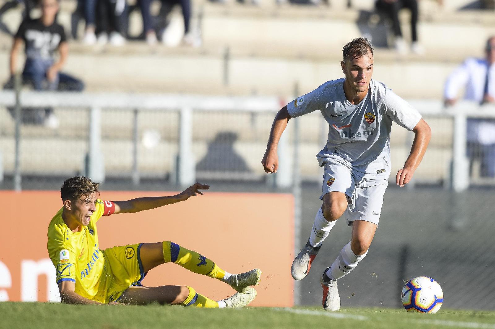 Riccardi in campo contro il Chievo  a settembre al Tre Fontane, di LaPresse