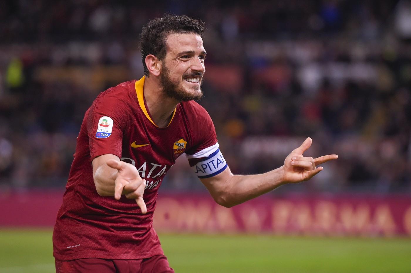 L'esultanza di Florenzi al gol contro la Juventus dedicata ai figli, di LaPresse