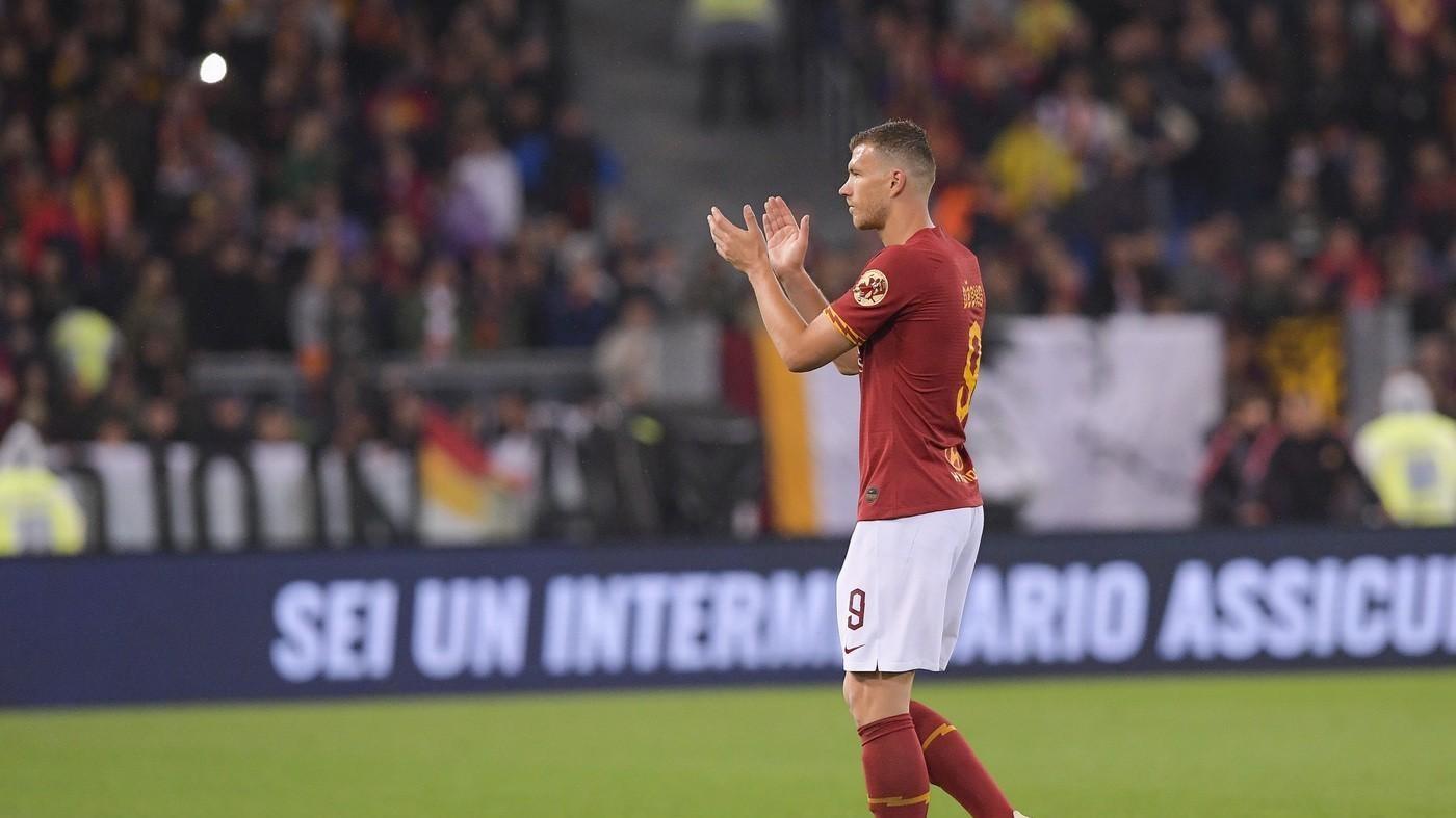 Edin Dzeko pronto a salutare la Roma, di LaPresse