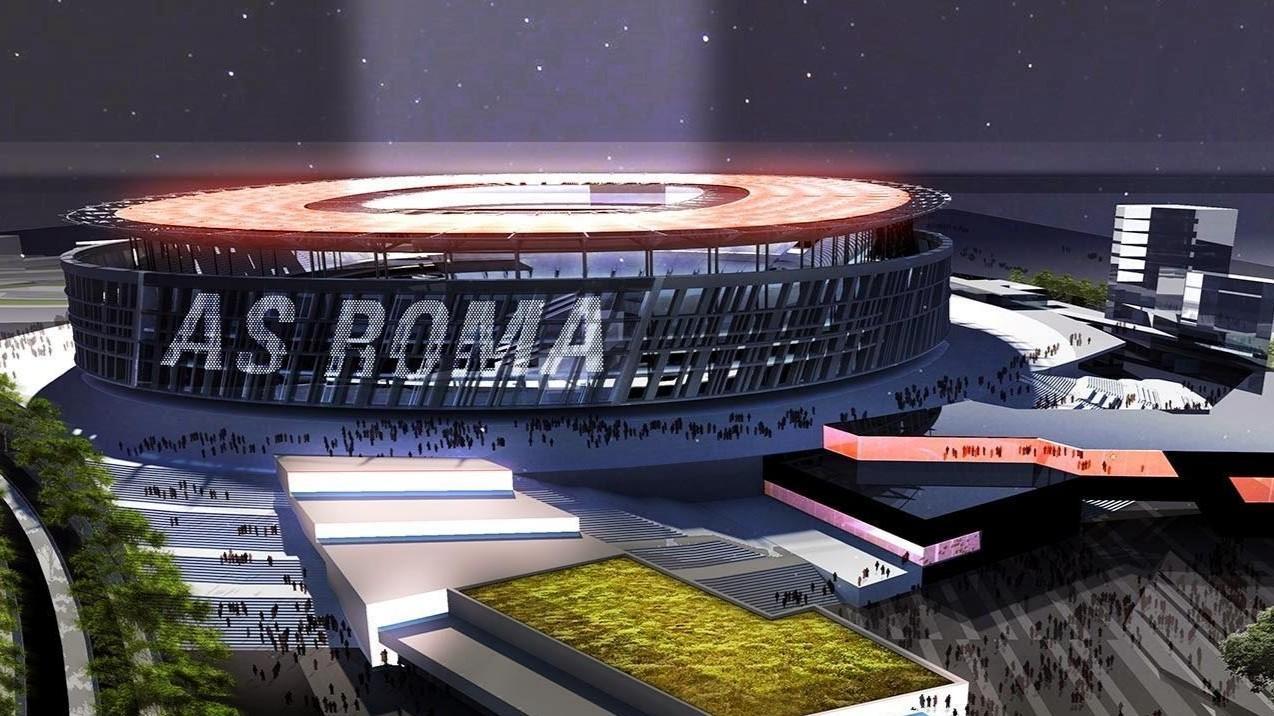 Lo stadio della Roma