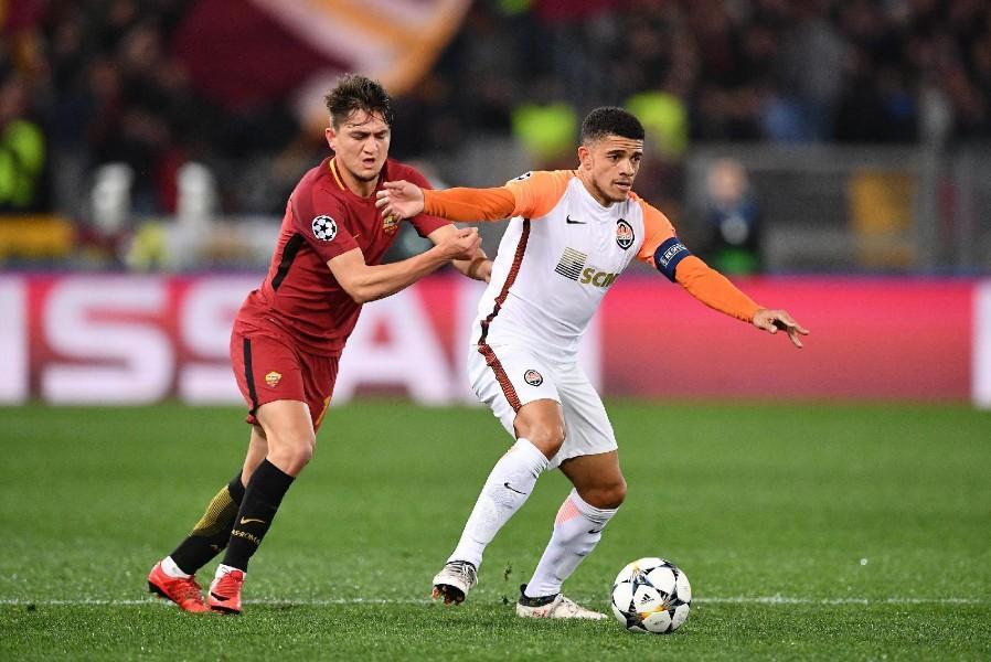 Taison in azione nell'ultimo Roma-Shakhtar, di LaPresse