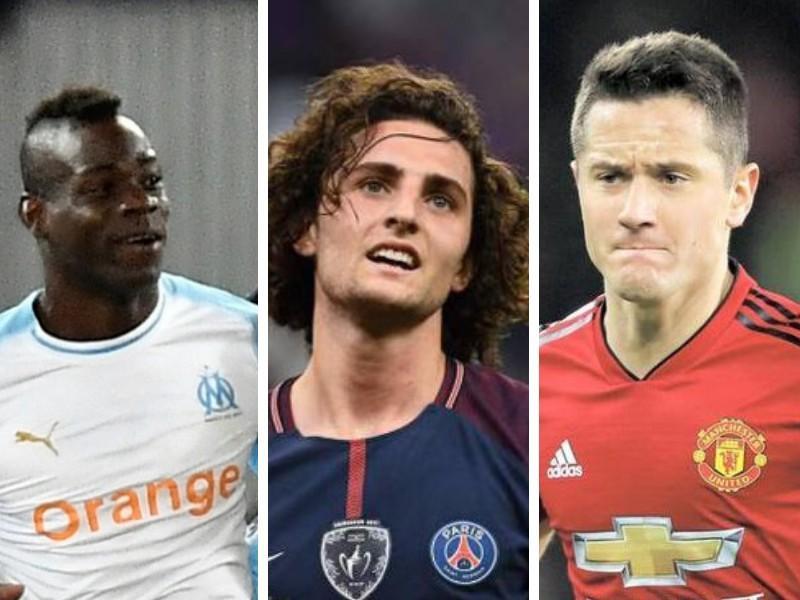 Balotelli, Rabiot e Herrera