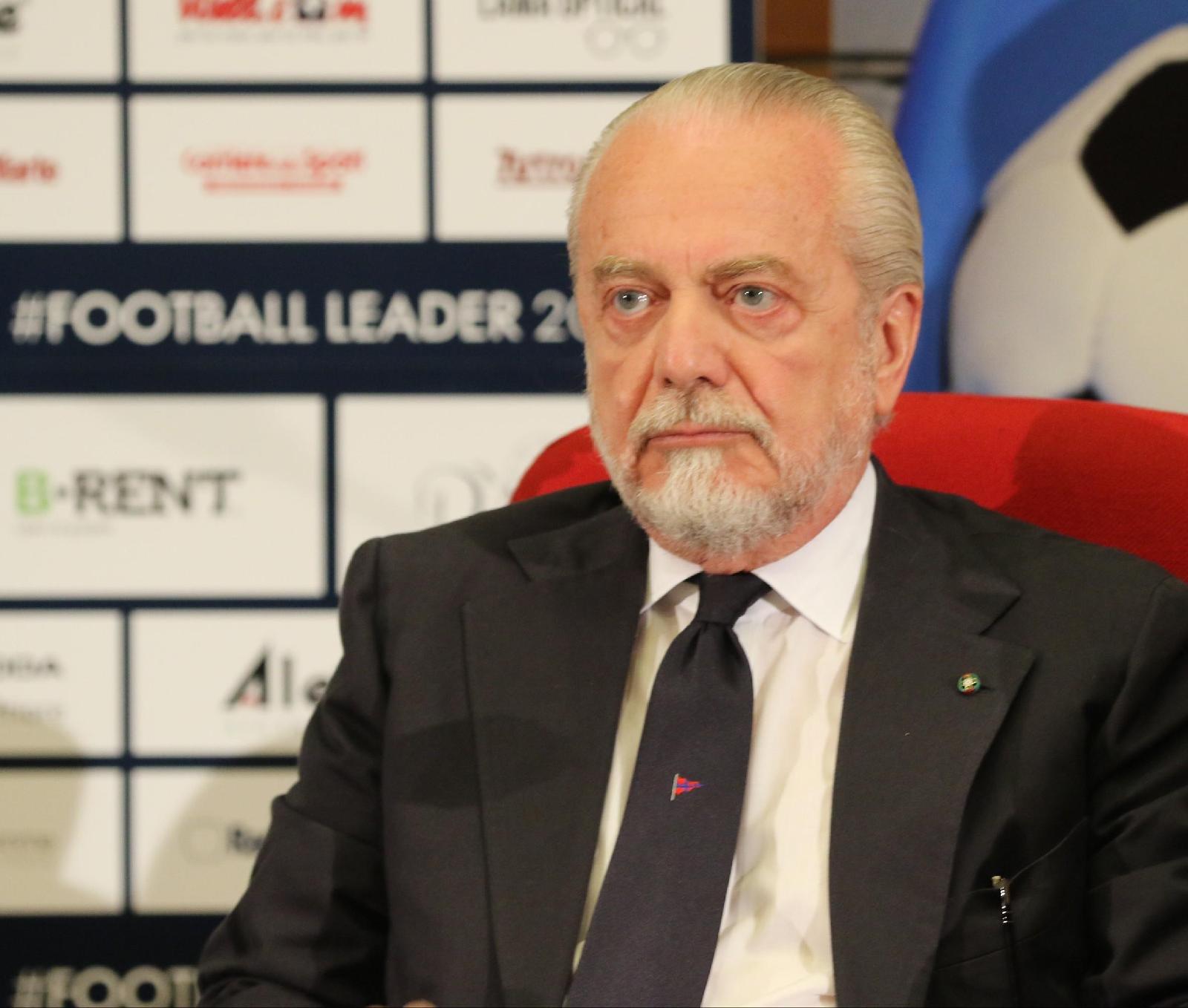 Il presidente del Napoli Aurelio De Laurentiis, di LaPresse