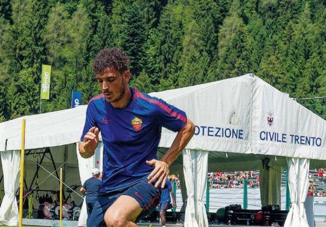 Florenzi a lavoro a Pinzolo nel 2017, di LaPresse