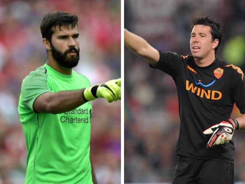 Alisson e Doni, i due hanno condiviso lo stesso passaggio dalla Roma al Liverpool