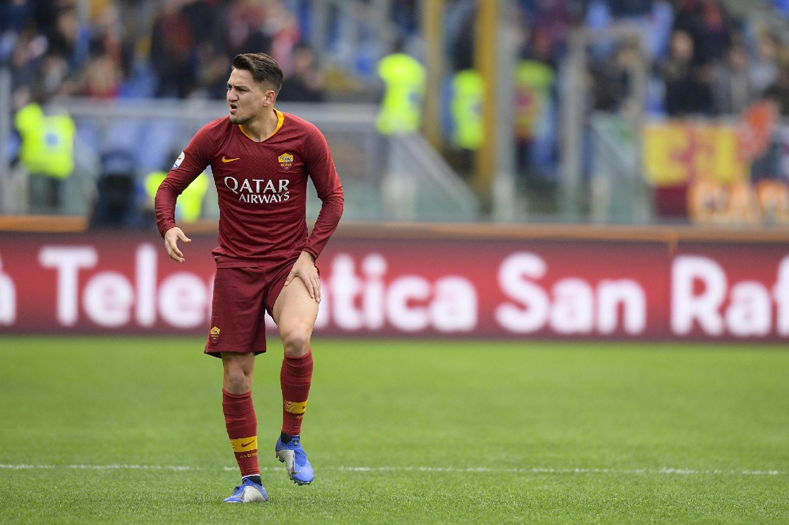 Cengiz nel momento dell'infortunio contro il Torino, di LaPresse