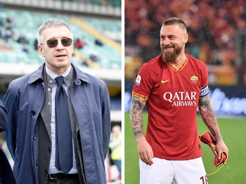 Claudio Fenucci e Daniele De Rossi, di LaPresse