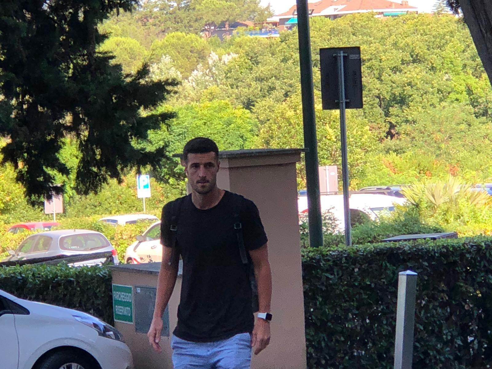 Ivan Marcano durante le visite mediche a Villa Stuart