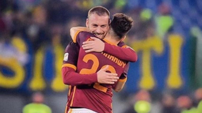 De Rossi ed El Shaarawy insieme nella stagione 2015-2016, di LaPresse